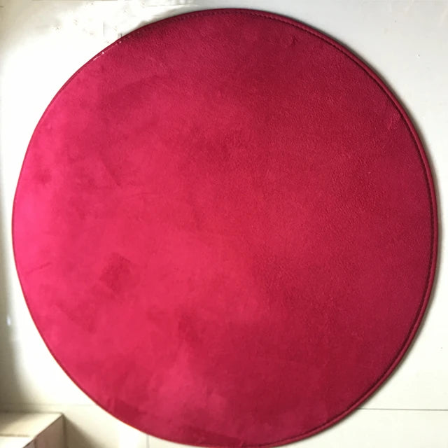 Newest Round Coral Velvet Carpet Color Water Absorption Sofa Carpet Memory Foam For Bedroom Living Room Children rug Yoga Mats