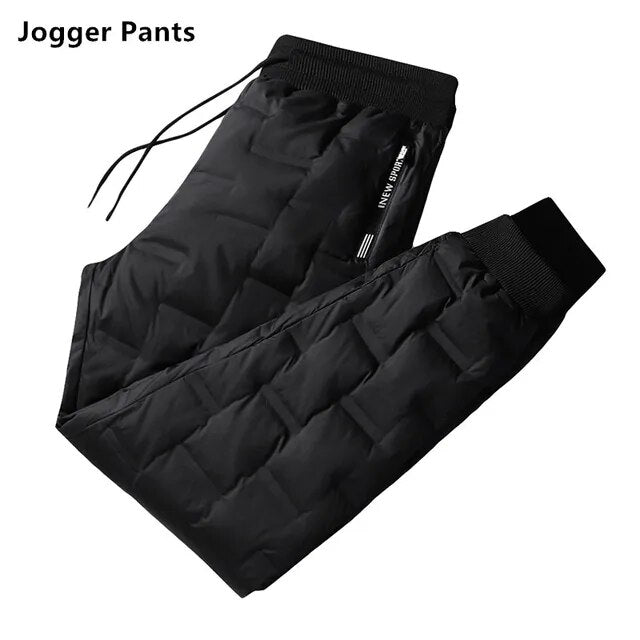 Duck Down Pants Men Outdoor Wadded Winter 8XL 7XL 6XL Jogger Warm Waterproof Thermal Trousers Plus Size Cold Resistant Clothes