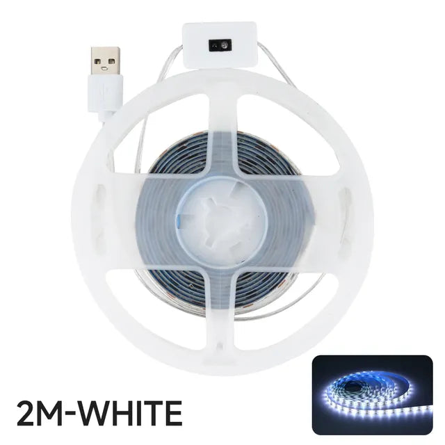 DC 5V USB Motion Backlight LED Light Strip Hand Sweep Waving ON OFF Sensor TV Kitchen Under Cabinet Lamp