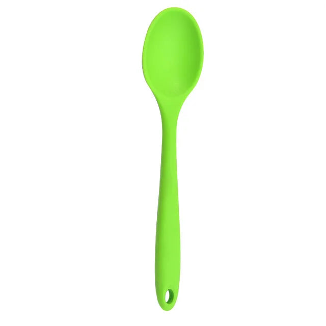 Mini Silicone Tableware Silicone Kitchenware Cooking Spoon Spatula Small Spoon Small Dense More Seasoned Soup