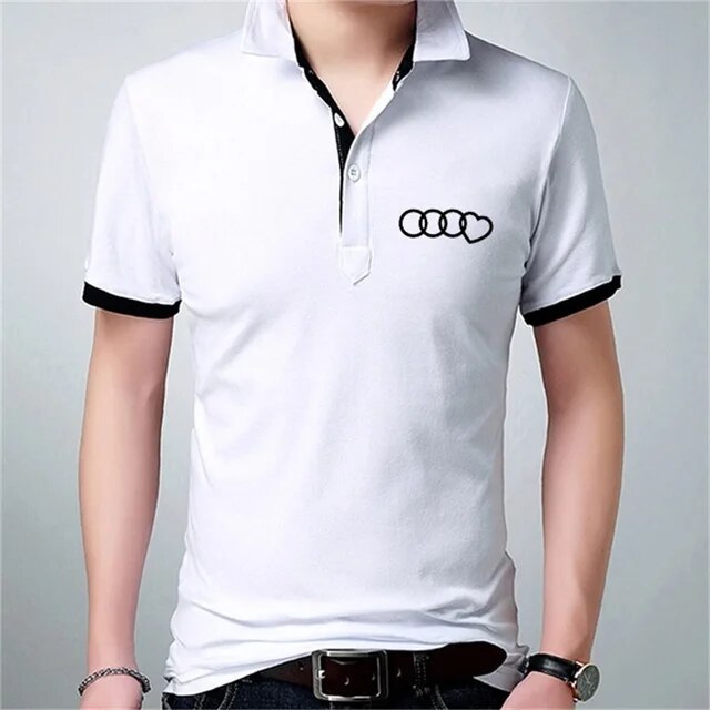 2021 Summer Fashion Mens Short Sleeve Po Lo Shirts Design Logo Printed Casual Cotton Polos Homme Clothes Male Lapel Tops S-5Xl