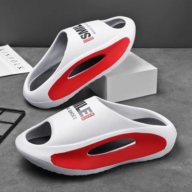 2023 Men's Casual Shoes Fashion Men Slippers Summer Flats Breathable Beach Shoes New Men's Outdoor Comfortable Platform Sandals