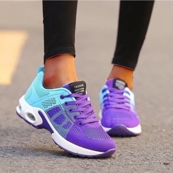 Women Running Shoes Breathable Casual Shoes Outdoor Light Weight White Tenis Sports Shoes Casual Walking Sneakers for Wamen